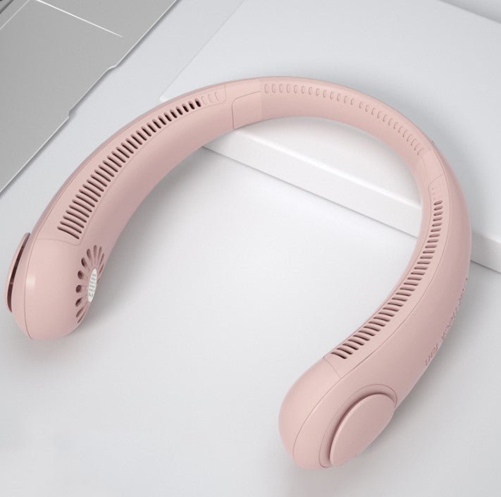 Vaneless neck hanging fan