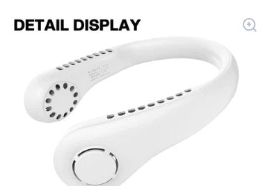 Vaneless neck hanging fan