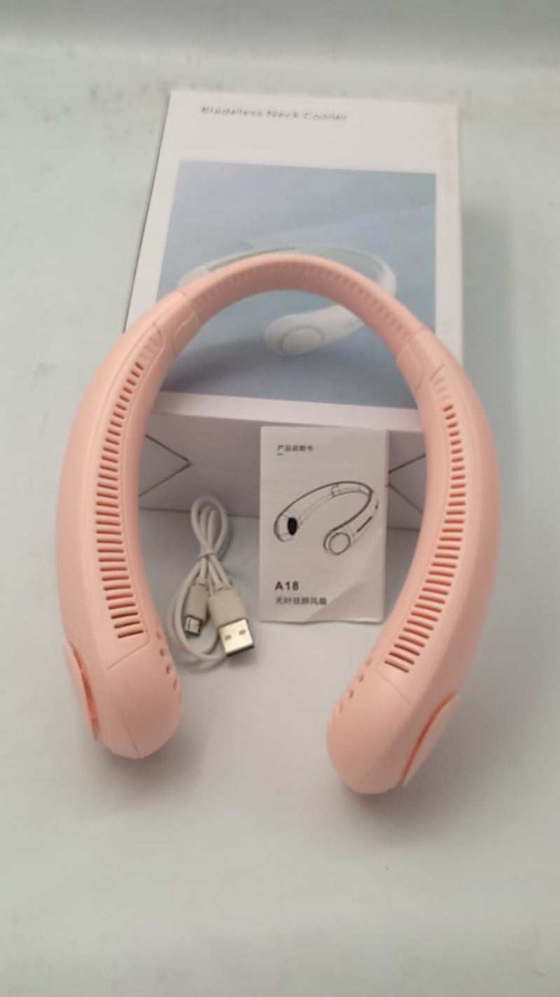 Vaneless neck hanging fan